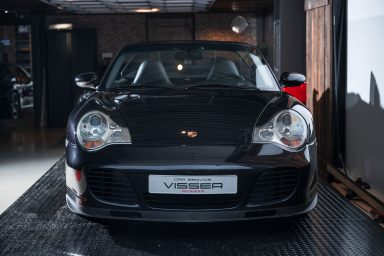 Verkochte Porsches 24 PORSCHE 996 TURBO Handgeschakelde CABRIOLET basaltschwarz metallic Car Service Visser Gespecialiseerd in Porsche Hilversum