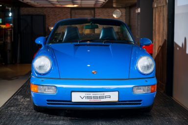 Verkochte Porsches 14 Porsche 964 Carrera 2 Cabriolet Maritimblau Tiptronic Car Service Visser Gespecialiseerd in Porsche Hilversum